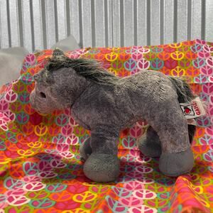 Webkinz Grey Arabian Horse HM098 Soft No Code Stuffed Plush Animal Pet